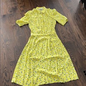 Other Stories Yellow Shirt Dress